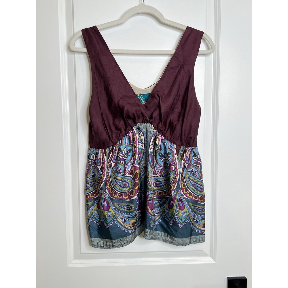 Johnny Was Empire Waist Blouse Size S